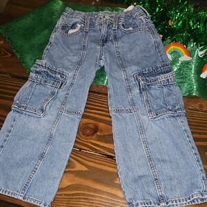 Old Navy Light Blue Cargo Jeans for Kids
